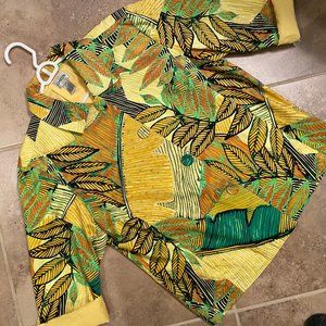 Womens Chicos Mulitcolor Jacket Top Size 3 Vintage